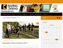 Tablet Screenshot of jugend.kolping-stukenbrock.de